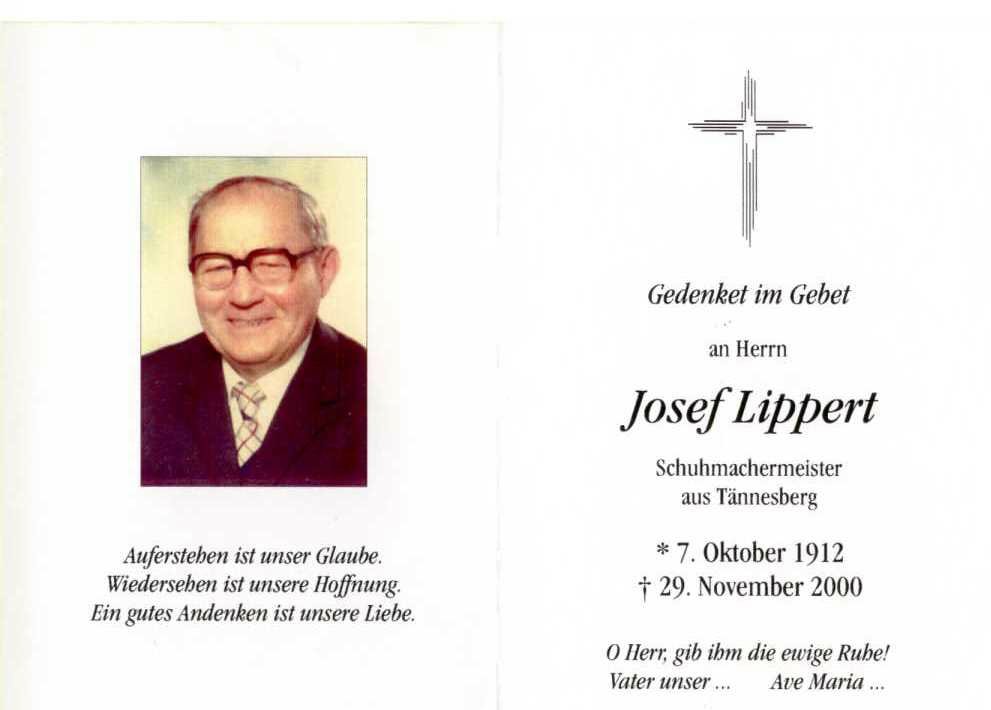 lippertjosef + 29.11.2000 - Josef Lippert