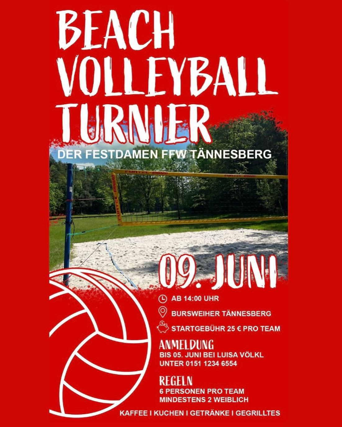 Volleyball Turnier FFW Tännesberg